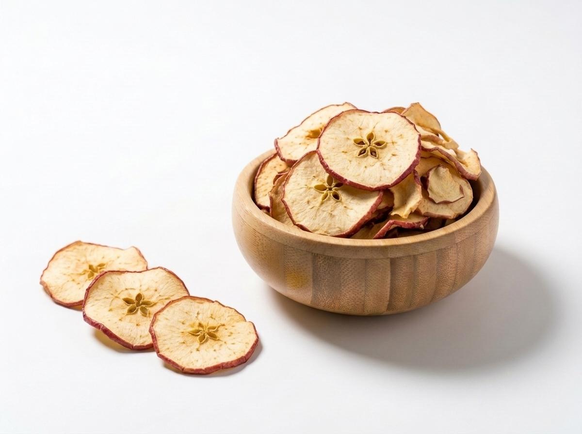 Oven-Dried Red Apple