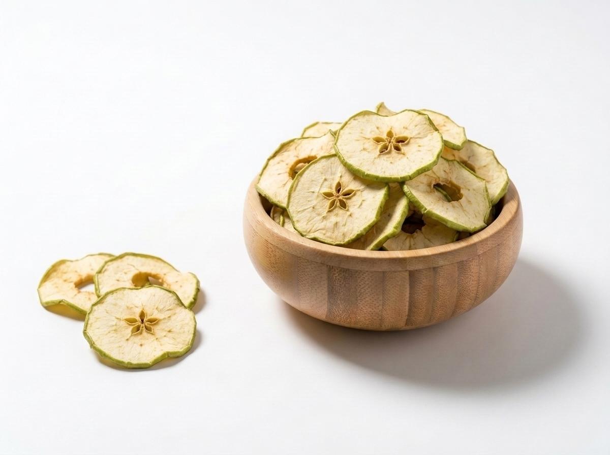 Oven-Dried Green Apple